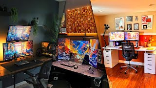 9 INCREÍBLES SETUPS GAMING y de PRODUCTIVIDAD para que TE INSPIRES [upl. by Danella3]