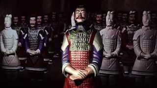 The interactive terracotta warrior at Moesgaard Museum [upl. by Maclay]