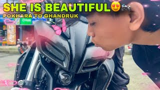 Pokhara and Ghandruk Part1  HAMRO BIKE LAI GHAU BHAYO😭  Prasanna Lama [upl. by Tanhya]