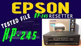 Epson XP245 EURO Resetter XP245 EURO Resetter Tested Worked 100 [upl. by Peer]