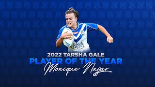 2022 Tarsha Gale Cup Player of the Year Monique Najjar [upl. by Gayelord]