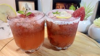 Summer Most Refreshing Drink Strawberry Mojito Recipe By Reema Khan 😍 [upl. by Nezah]