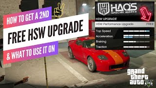 How To Get 2nd FREE HSW UPGRADE In GTA 5 amp What To Use It On [upl. by Ayiak]