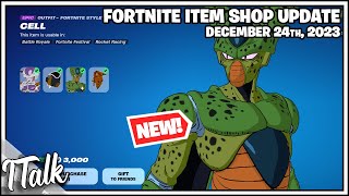 NEW FRIEZA AND CELL SKINS Fortnite Item Shop December 24th 2023 Fortnite Battle Royale [upl. by Grega486]