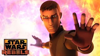 Star Wars Rebels Kanans Death with Kanan and the Fire OST [upl. by Aydne]