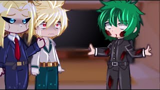 Dead Deku AU React To Original AU  MHA  Gacha Club [upl. by Laspisa865]