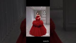 choose your name first letter and see your gown 🥰🥰shorts shortvideo fashion reels shortsfeed [upl. by Ortrude]