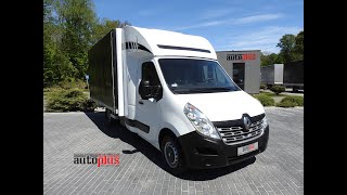 RENAULT MASTER PLANDEKA 10 PALET WEBASTO TEMPOMAT 227456 AUTOPLUSCOMPL TEL 48 607 888 556 [upl. by Yoshiko]