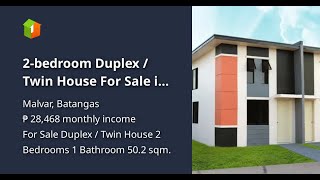 2bedroom Duplex  Twin House For Sale in Malvar Batangas [upl. by Aisinut]