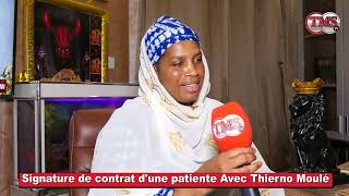 Signature de contrat d´une femme mauritanienne avec le Marechal Thierno Moule Sow [upl. by Sinoda]