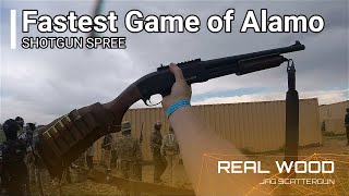 This Airsoft Shotgun makes clearing buildings cake 🎂  Jag Scattergun HD Wood Shotgun [upl. by Stelu316]