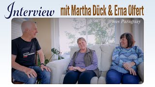 Interview mit Martha Dück und Erna Olfert aus Paraguay [upl. by Ennahs]