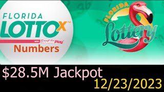 Florida Lotto Winning Numbers 23 December 2023 Today FL Lotto Drawing Result Saturday 12232023 [upl. by Jola537]