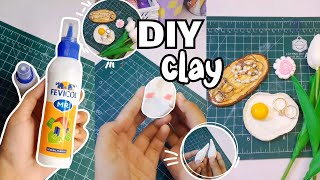 DIY homemade clay 2 easy ways to make clay⁉️Bangla🇧🇩 DIY clay  TazriyanNoorOfficial [upl. by Cogen7]