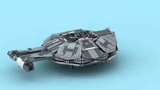 Lego Star Wars set 6211B1 YT2400 Outrider from 2006 360° [upl. by Eohce]