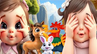 Peek a Boo  Nursery Rhymes amp Kids Songs [upl. by Vaios757]