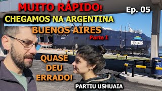 COMO É a travessia de BARCO quotBuquebusquot do Uruguai p Argentina  Ep 05  Partiu Ushuaia  V0010 [upl. by Mallory]