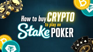 Comment acheter des cryptos pour jouer au poker sur Stakecom [upl. by Behn]