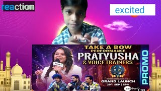 saregamapa grand launch show  29sep  pratyusha performance promo  reaction [upl. by Dlorej833]