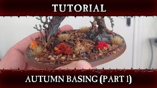 Autumn Basing Hobby Tutorial Part 1  Warhammer Age of Sigmar [upl. by Rennane702]