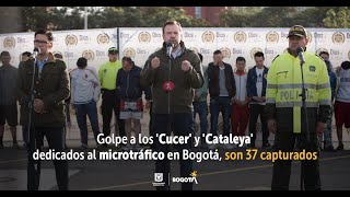 Golpe a los Cucer y Cataleya dedicados al microtráfico en Bogotá son 37 capturados [upl. by Novehc]