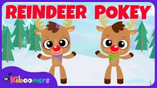 Reindeer Hokey Pokey Dance  The Kiboomers Preschool Songs for Christmas [upl. by Herta]