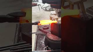 Forging Good Metal trending handmade swordmaking shortvideo sword makingsword blade knife [upl. by Neitsabes501]