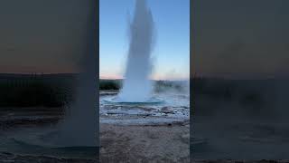 Huge Eruption of Hot Geyser in Iceland [upl. by Brade]