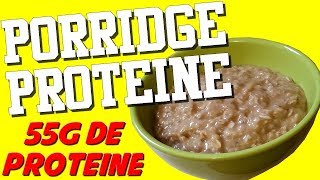 Recette Délicieux PORRIDGE Protéiné Flocons dAvoine  Collation [upl. by Yssirhc961]