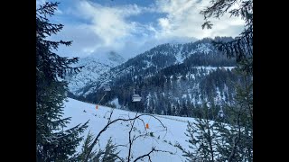 Hiking in Seefeld in Tirol Winter Wonderland by foot Made with Clipchamp [upl. by Luapleahcim966]