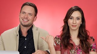 Troian Bellisario And Patrick J Adams Take The Relationship Test [upl. by Ahsekyw]