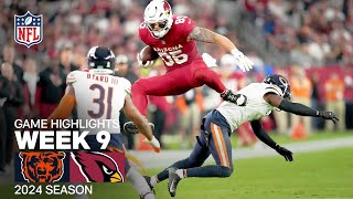 Chicago Bears vs Arizona Cardinals  2024 Week 9 Game Highlights [upl. by Anelej755]