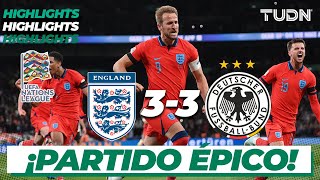 Highlights  Inglaterra 33 Alemania  UEFA Nations League 2022  TUDN [upl. by Ecinej673]