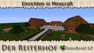 MINECRAFT  Reiterhof  Einrichten in Minecraft [upl. by Trygve949]