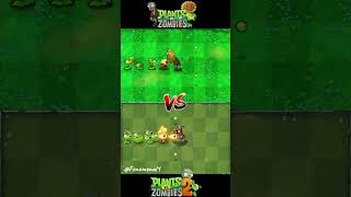 PVZ1 Vs PVZ2 Team Plants Vs Team Zombie  Plants vs Zombies 2 pvz2 pvz2gameplay [upl. by Olethea]