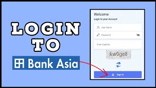 Bank Asia PLC Login How to Login BankAsia Account 2024 [upl. by Holna]