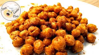 Knuspriger KichererbsenSnack  Heißluftfritteuse Airfryer  Rezept [upl. by Anwahsed326]