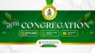 KNUST 58th CONGREGATION CEREMONY  COLLEGE OF ENGINEERING 2024 [upl. by Cobb]