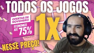 Todos os jogos da PROMOÇÃO OFERTAS DE NOVEMBRO na PSN pela 1x neste preço Menor Preço [upl. by Edeline]