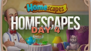 HOMESCAPES  DAY 4 Part Full [upl. by Aileduab]