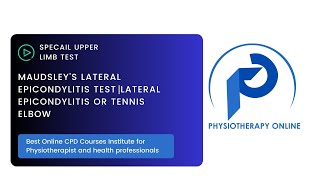 Maudsleys Test Online Physiotherapy Courses [upl. by Yhtorod]