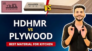 Hdhmr board vs Plywood  which is the Best Material for Modular Kitchen [upl. by Ivers657]