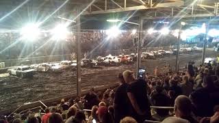 Demolition Derby Video1  Delaware County Fair [upl. by Aiderfla784]