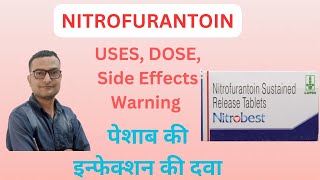 Nitrofurantoin Mechanism Pharmacokinetics Uses Side Effects Precaution ep58 [upl. by Leifer]