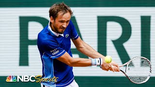 2022 French Open Round 2 Daniil Medvedev vs Laslo Djere  HIGHLIGHTS  5262022  NBC Sports [upl. by Eaver479]