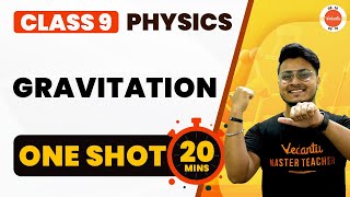 Gravitation Class 9 One Shot Revision in 20 Minutes  NCERT Class 9 Science Physics Ch8 CBSE2024 [upl. by Davidson]