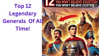 quotTop 12 Greatest Generals in History You’ve Never Heard Of Number 7 Will Shock Youquot [upl. by Pricilla]