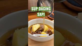 CARA MUDAH MASAK SUP DAGING SAPI DIRUMAH‼️ mukbang resepsimple sop masak dagingsapi [upl. by Sunshine]