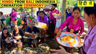 HINDU Cremation Ceremony in Bali Indonesia [upl. by Tirzah906]