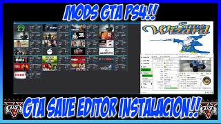 ✅GUIA INSTALACION Y CONFIGURACION DE GTA SAVE EDITOR PARA GRAND THEFT AUTO PS4 MODS IN GAME [upl. by Eerased]